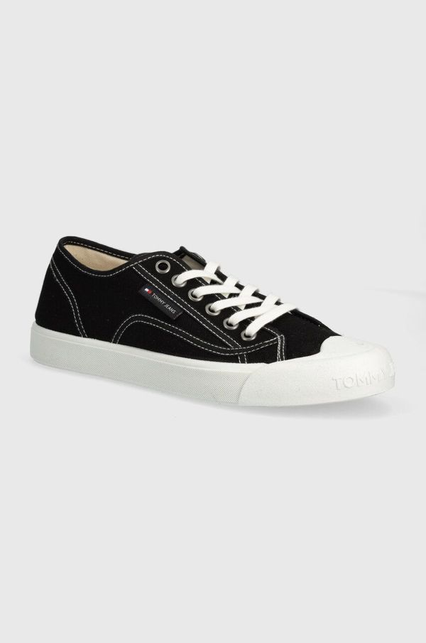 Tommy Jeans Tenisice Tommy Jeans TJM FLEXIBLE OUTSOLE LACE UP za muškarce, boja: crna, EM0EM01425