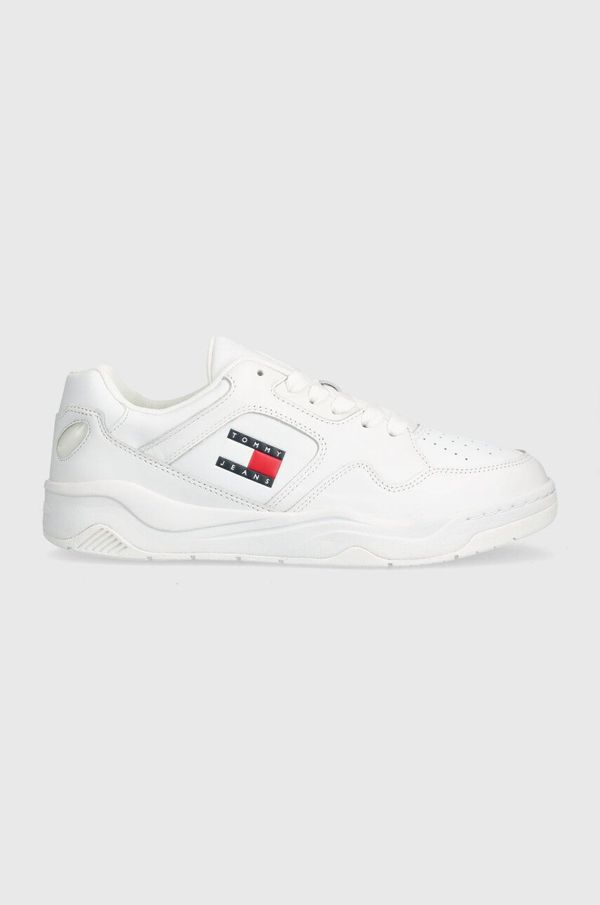 Tommy Jeans Tenisice Tommy Jeans TJM LEATHER OUTSOLE COLOR boja: bijela, EM0EM01350