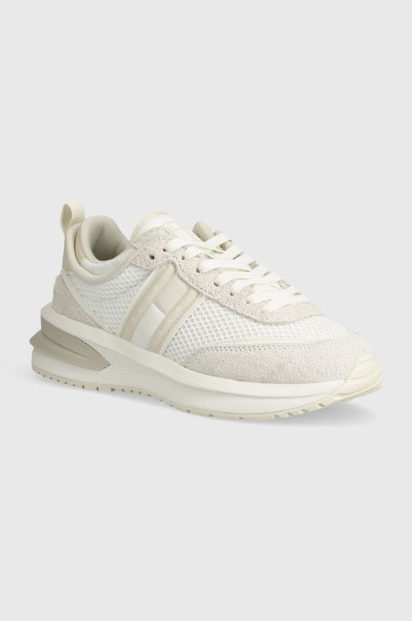 Tommy Jeans Tenisice Tommy Jeans TJW NEW TECH RUNNER boja: bež, EN0EN02490