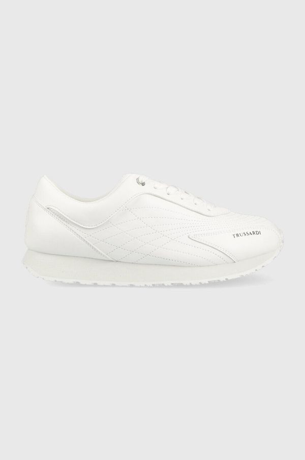 Trussardi Tenisice Trussardi Football boja: bijela, 79A00855 9Y099998