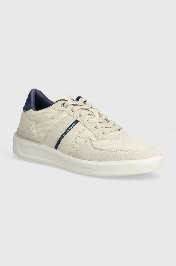 U.S. Polo Assn. Tenisice U.S. Polo Assn. NATE boja: bež, NATE001M 4MS1