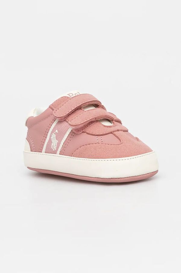 Polo Ralph Lauren Tenisice za bebe Polo Ralph Lauren HERITAGE COURT III T-TOE LAYETTE boja: ružičasta, RL00988680