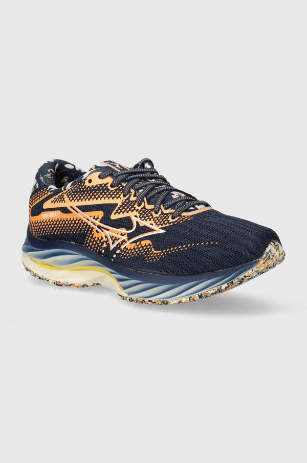 Mizuno Tenisice za trčanje Mizuno Wave Rider 27 x Roxy boja: tamno plava, J1GD2358
