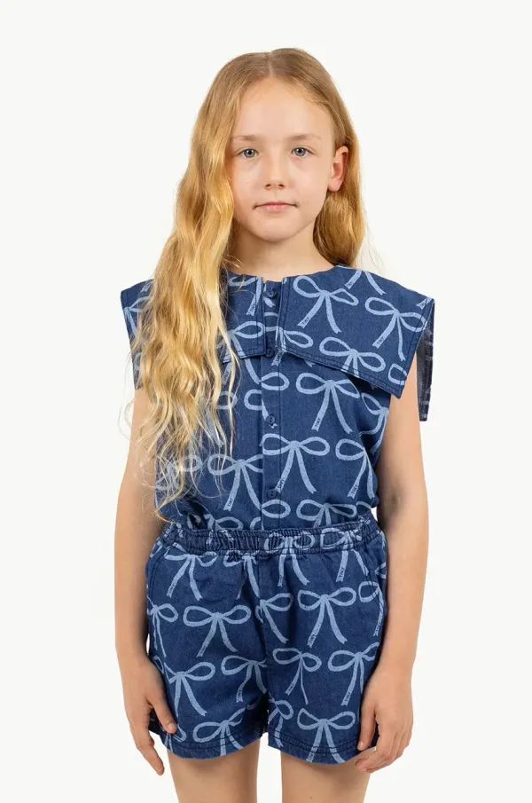 Tinycottons Tinycottons BOWS BLOUSE s tiskom, SS25-233