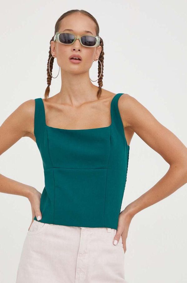 Abercrombie & Fitch Top Abercrombie & Fitch boja: zelena