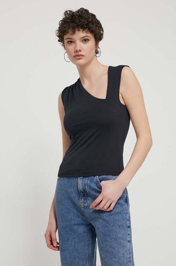 Abercrombie & Fitch Top Abercrombie & Fitch za žene, boja: crna