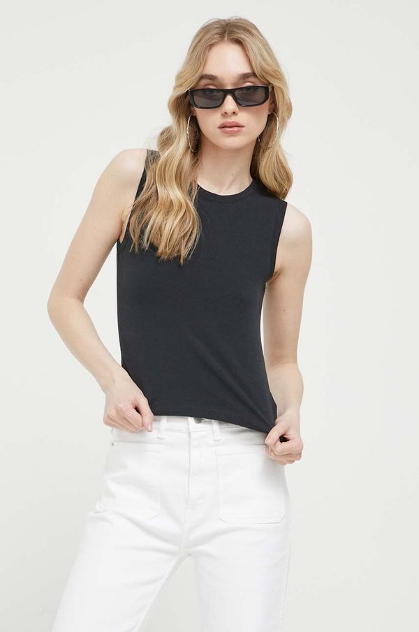 Abercrombie & Fitch Top Abercrombie & Fitch za žene, boja: crna