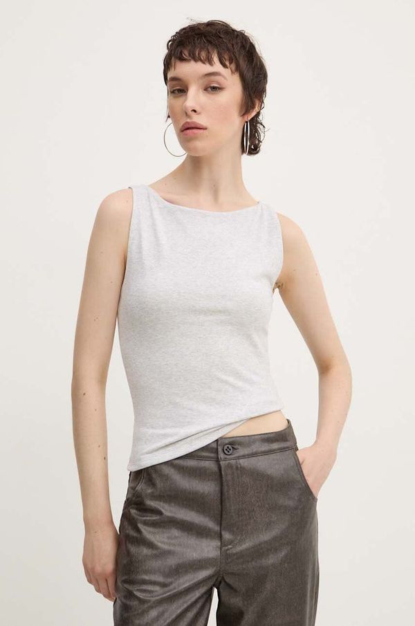 Abercrombie & Fitch Top Abercrombie & Fitch za žene, boja: siva, KI139-4683