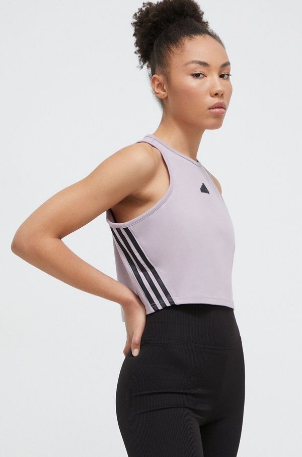 adidas Top adidas za žene, boja: ljubičasta
