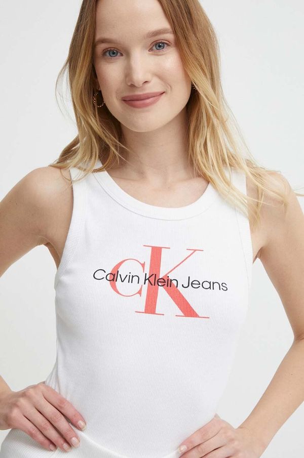 Calvin Klein Jeans Top Calvin Klein Jeans za žene, boja: bijela