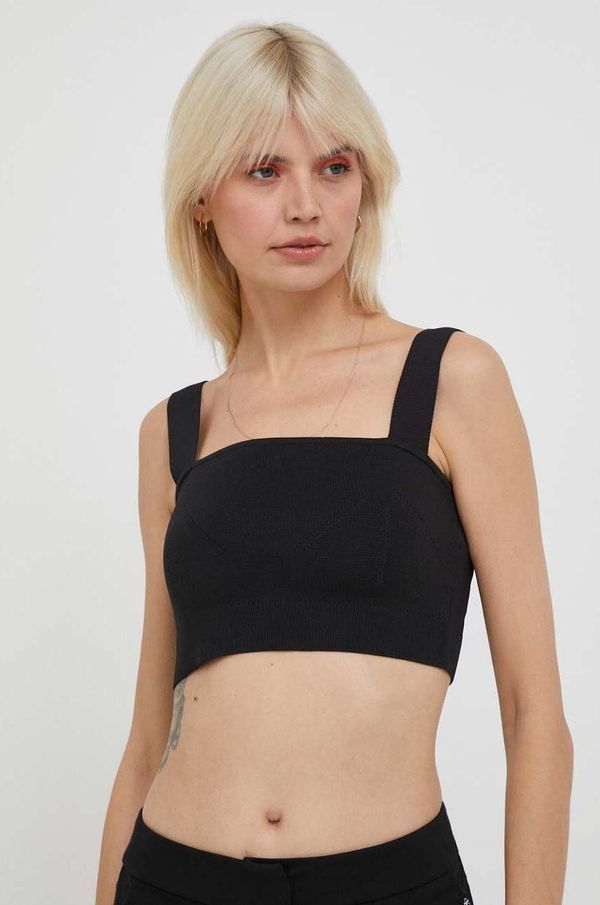 Calvin Klein Top Calvin Klein za žene, boja: crna