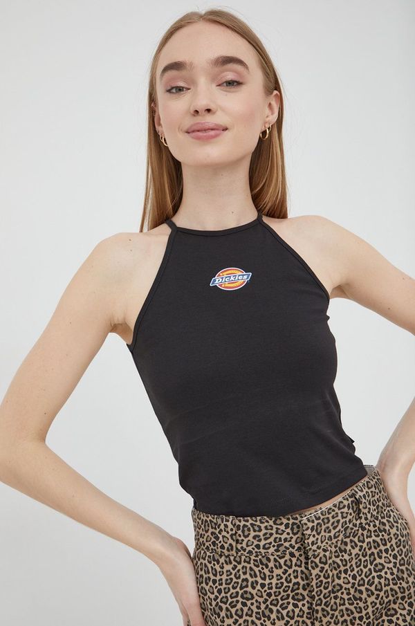 Dickies Top Dickies za žene, boja: crna