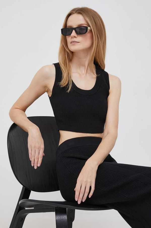 DKNY Top Dkny za žene, boja: crna