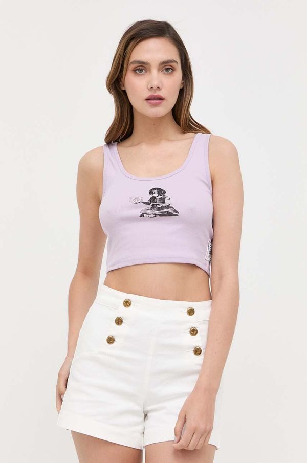 Guess Top Guess Guess x Banksy za žene, boja: ljubičasta