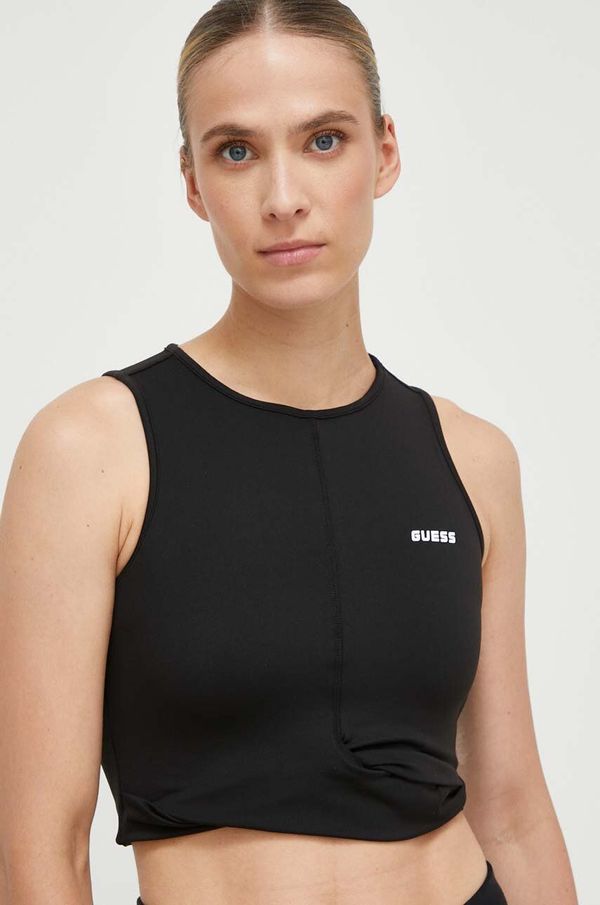 Guess Top Guess za žene, boja: crna
