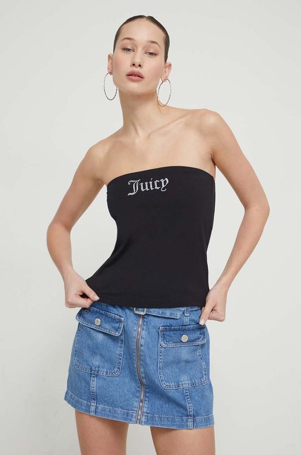 Juicy Couture Top Juicy Couture za žene, boja: crna, otvorena leđa