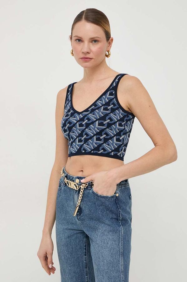 MICHAEL Michael Kors Top MICHAEL Michael Kors za žene, boja: tamno plava