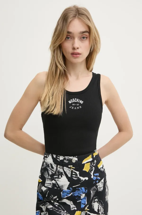 Moschino Jeans Top Moschino Jeans za žene, boja: crna, 0804 3230