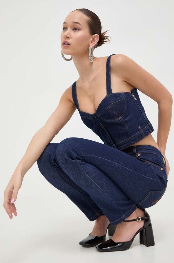 Moschino Jeans Top od trapera Moschino Jeans