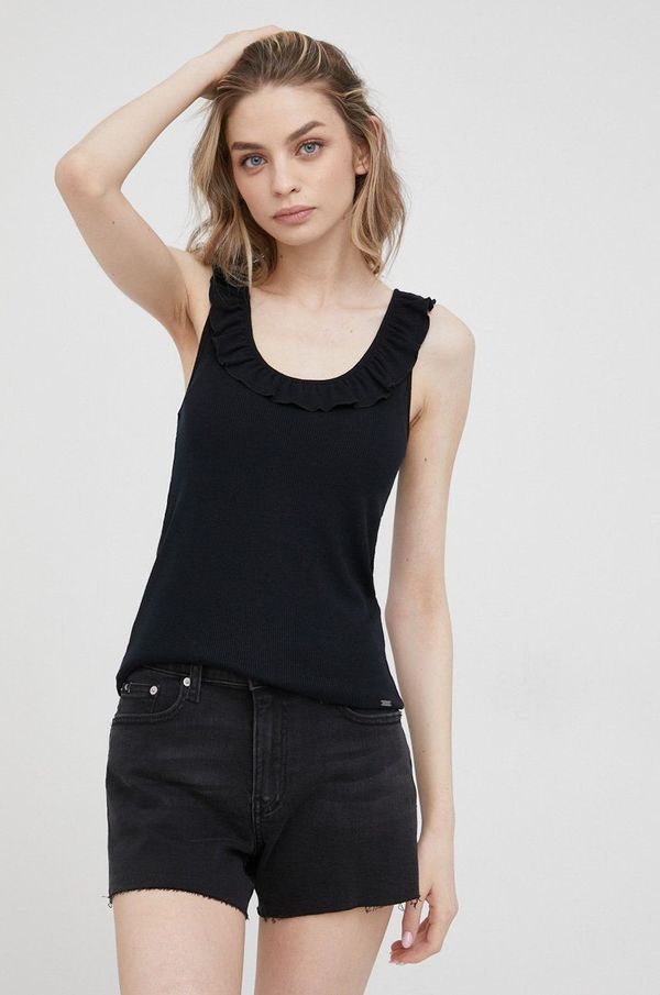 Pepe Jeans Top Pepe Jeans Dorina N za žene, boja: crna