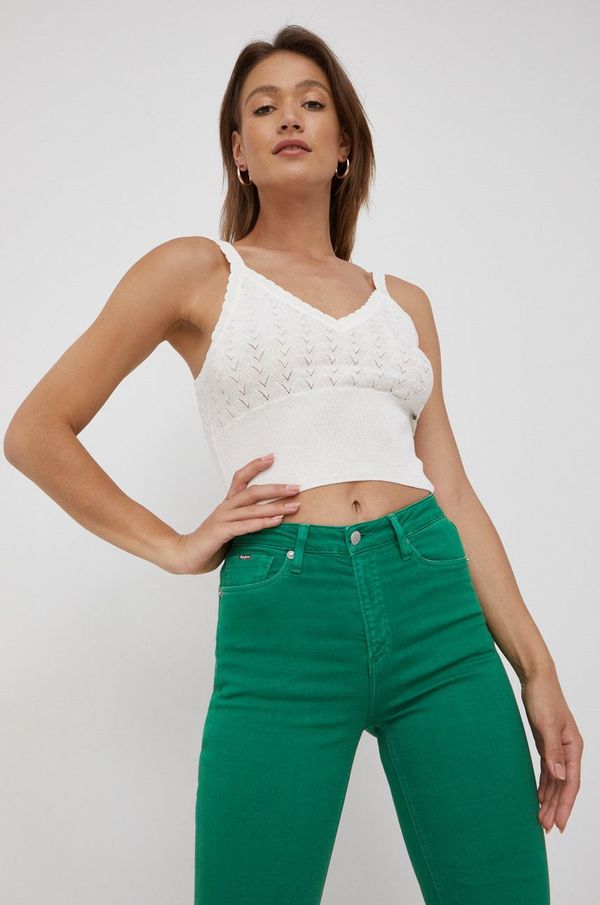 Pepe Jeans Top Pepe Jeans za žene, boja: bijela