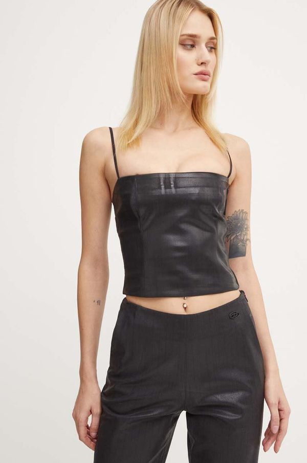 Diesel Top s dodatkom vune Diesel T-REASURE boja: crna, A13989.0IPAA