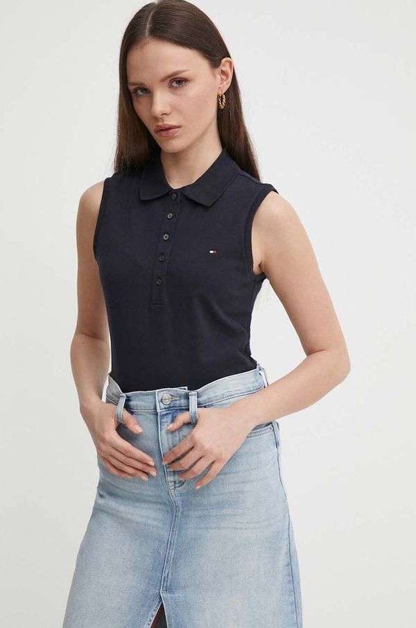 Tommy Hilfiger Top Tommy Hilfiger za žene, boja: tamno plava