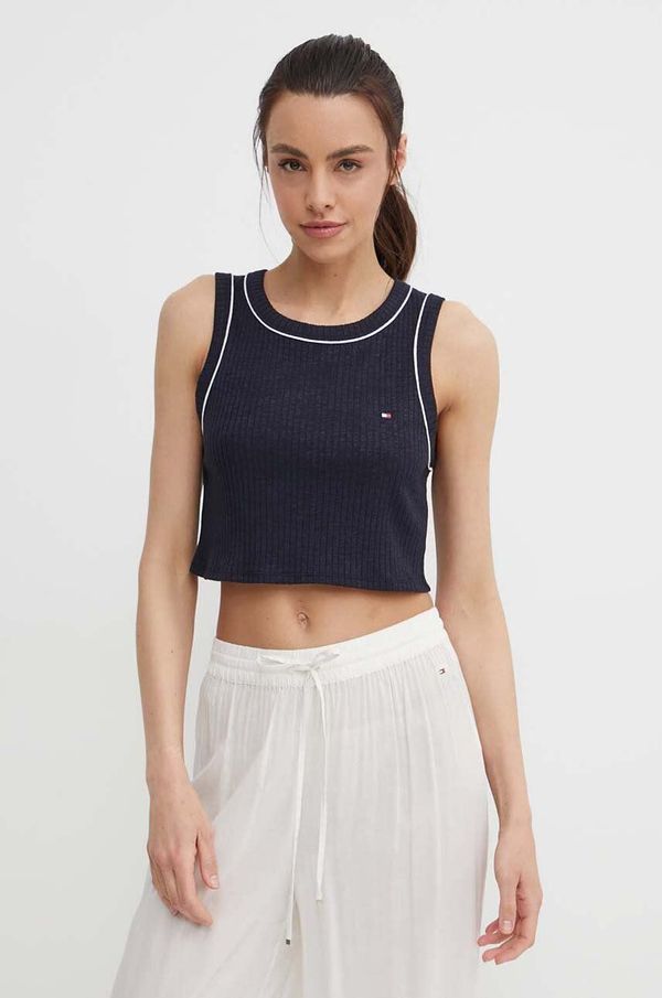 Tommy Hilfiger Top Tommy Hilfiger za žene, boja: tamno plava, UW0UW05232