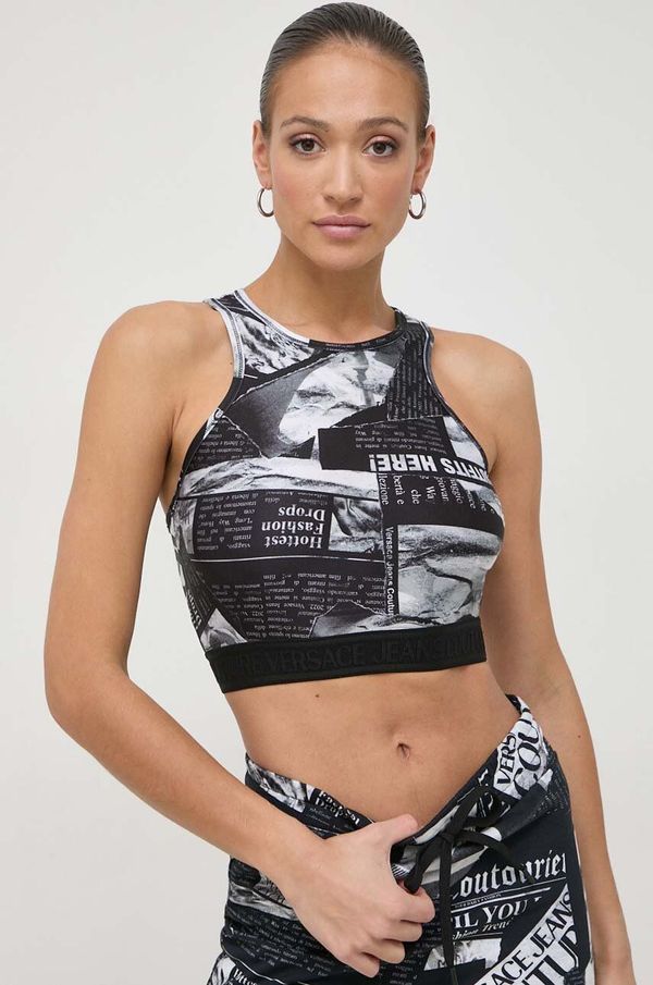Versace Jeans Couture Top Versace Jeans Couture za žene, boja: crna