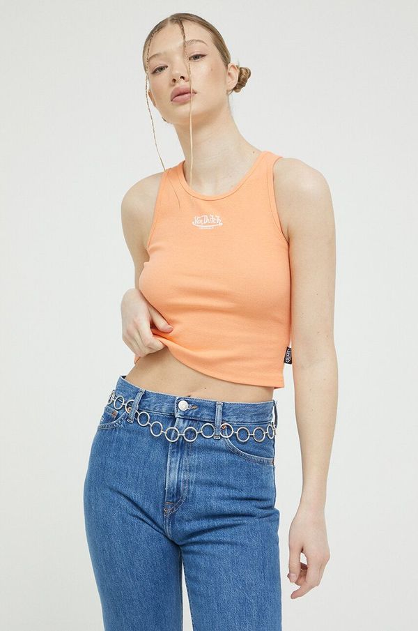 Von Dutch Top Von Dutch za žene, boja: narančasta