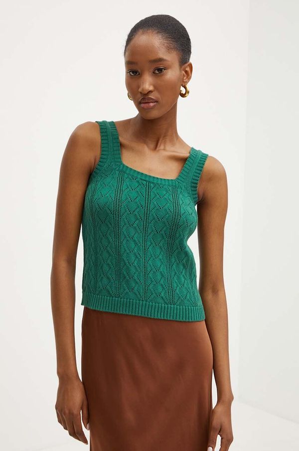 Weekend Max Mara Top Weekend Max Mara za žene, boja: zelena, 2425366141600