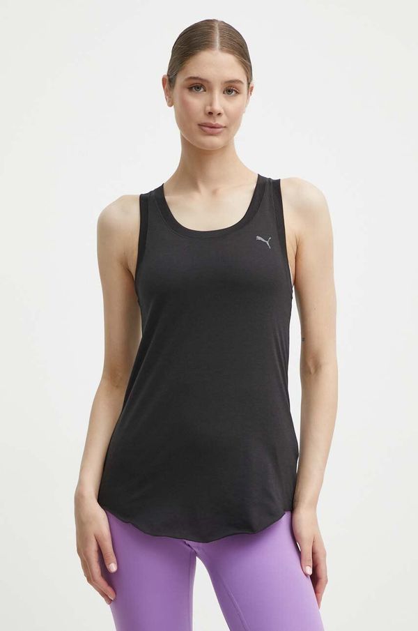 Puma Top za jogu Puma Studio Foundation boja: crna, 524844