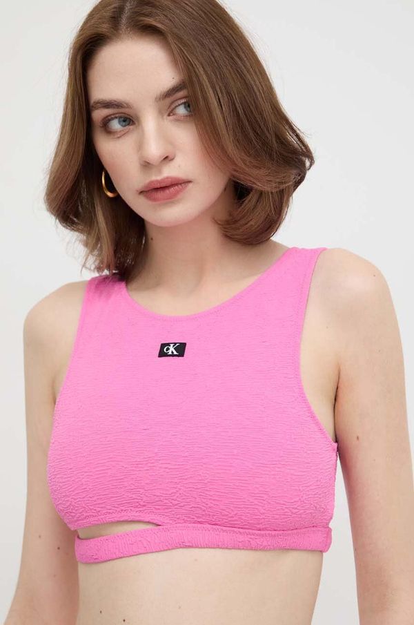 Calvin Klein Top za plažu Calvin Klein boja: ružičasta