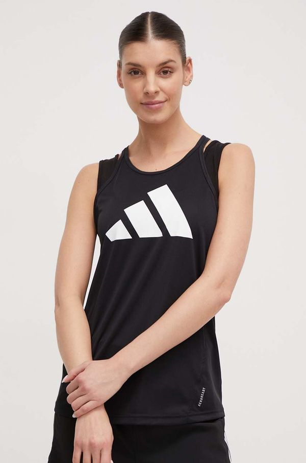 adidas Performance Top za trčanje adidas Performance Run It boja: crna