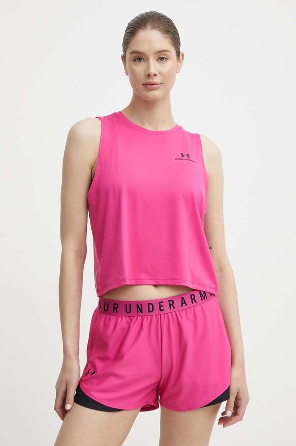 Under Armour Top za trening Under Armour Rush Energy boja: ružičasta