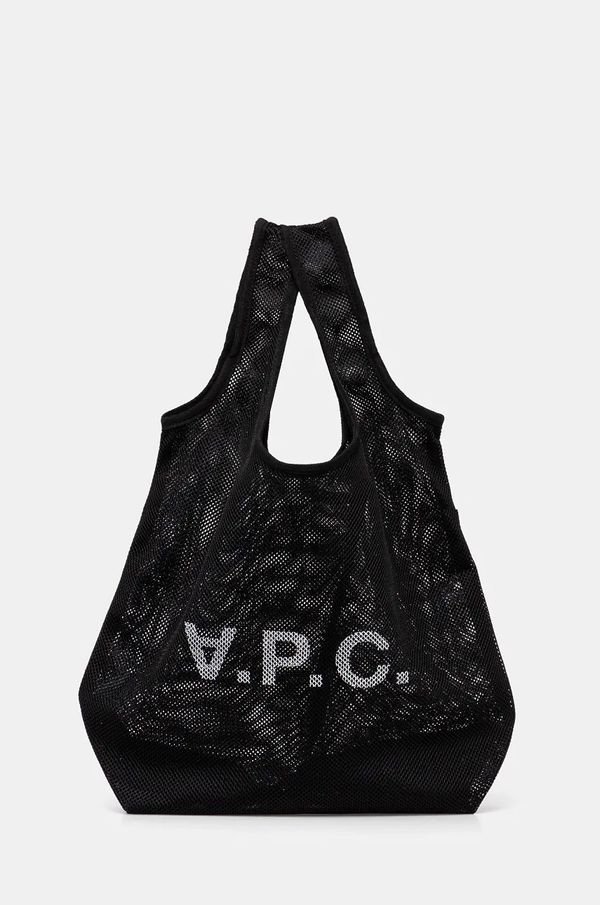 A.P.C. Torba A.P.C. sac shopping rebound boja: crna, PSAEU.H61679