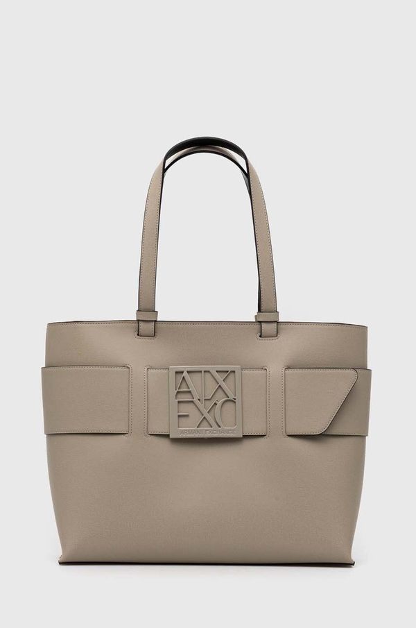 Armani Exchange Torba Armani Exchange boja: bež, 949138 0A874