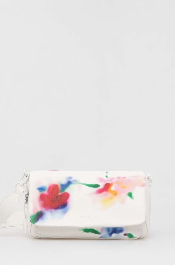 Desigual Torba Desigual LIQUIDFLOWER TROM boja: bijela, 24SAXP63