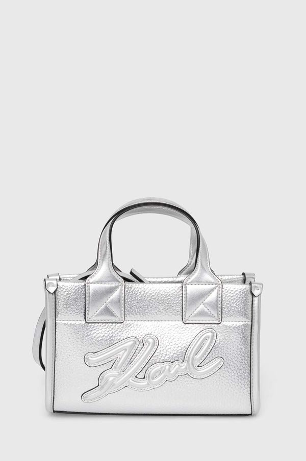 Karl Lagerfeld Torba Karl Lagerfeld boja: srebrna, 245W3093