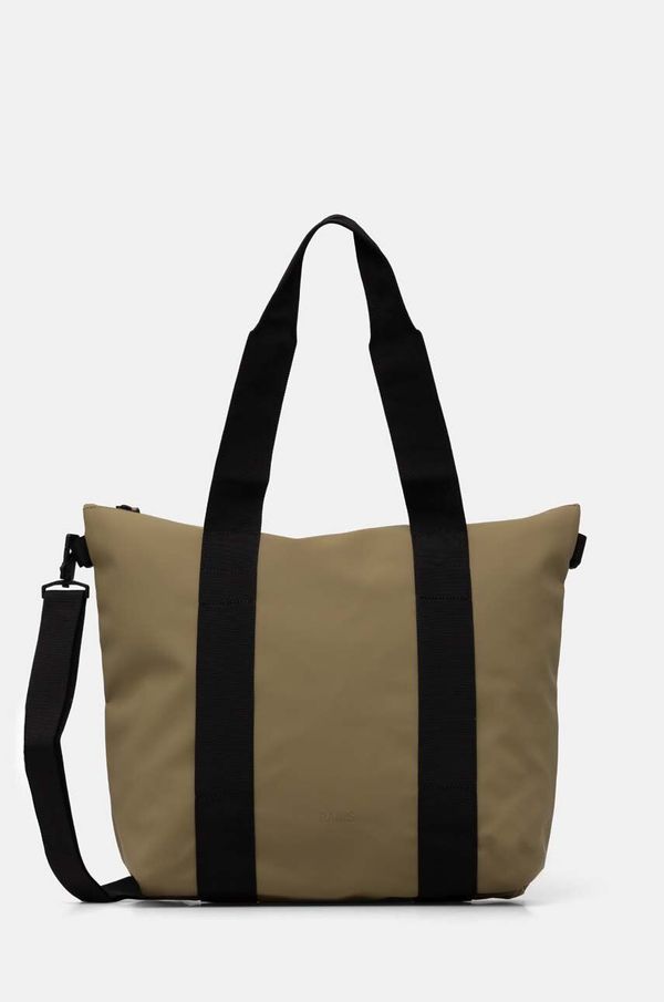 Rains Torba Rains Tote Bag Mini W3 boja: zelena, 14160-44