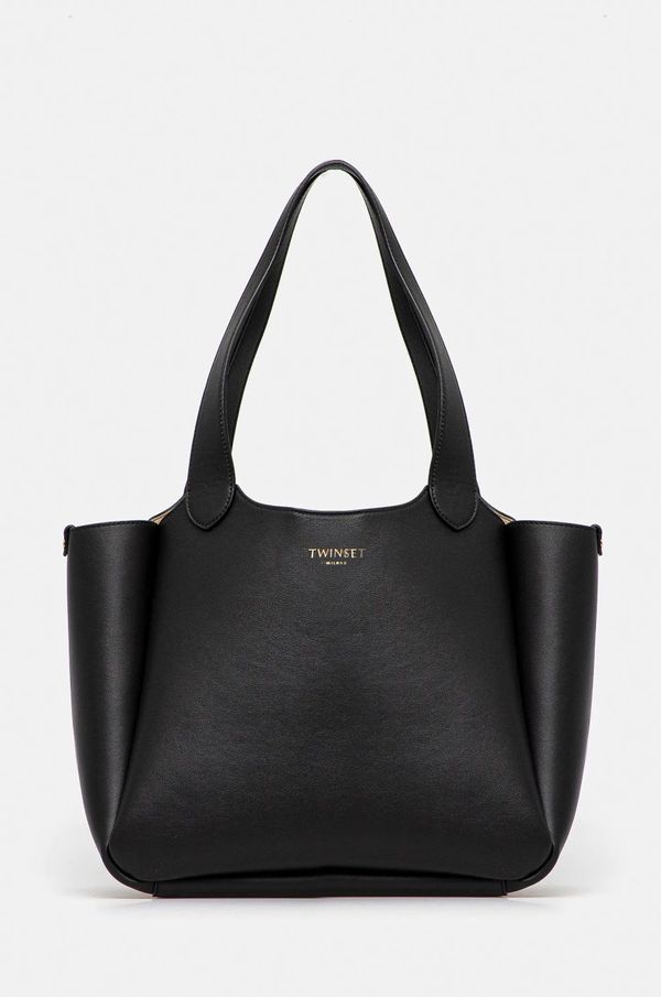 Twinset Torba Twinset boja: crna, 251TB7470