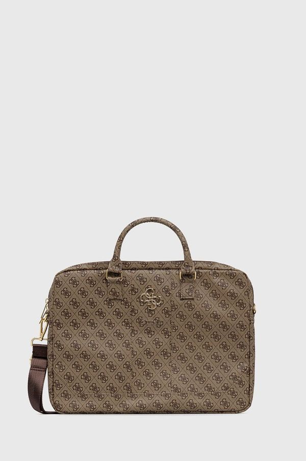 Guess Torba za laptop Guess boja: smeđa