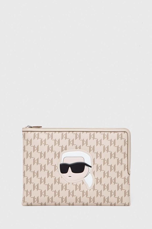 Karl Lagerfeld Torba za laptop Karl Lagerfeld boja: bež