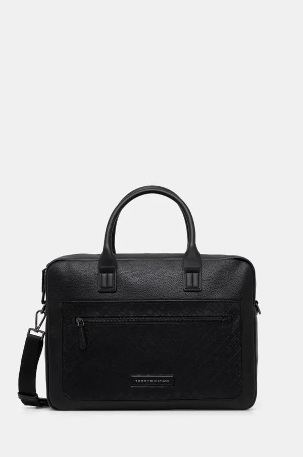 Tommy Hilfiger Torba za laptop Tommy Hilfiger boja: crna, AM0AM13209