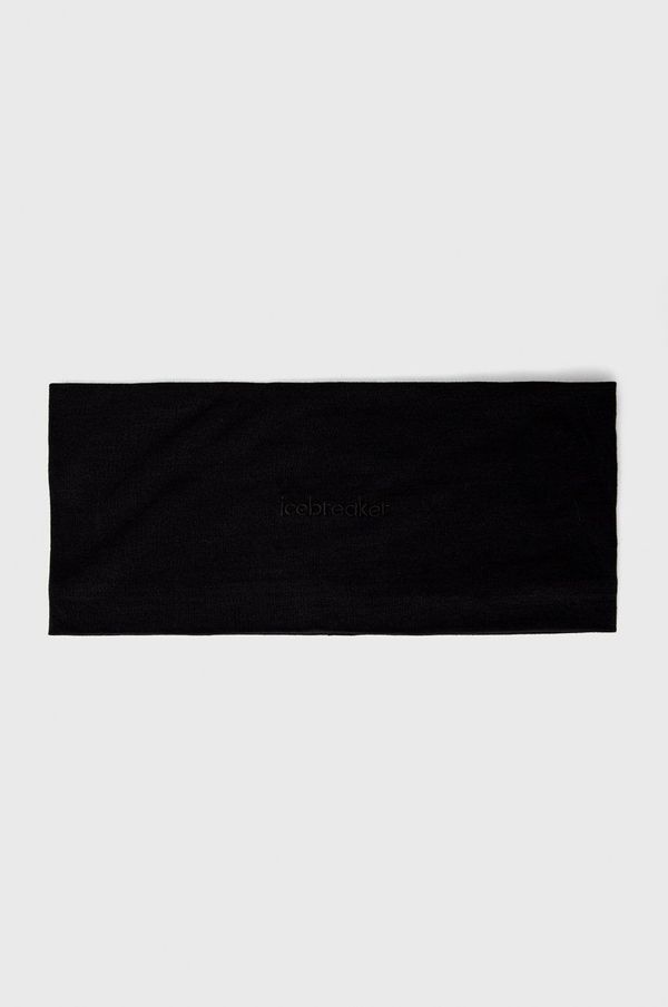 Icebreaker Traka Icebreaker Flexi Cool-Lite Headband boja: crna, IB0A56FN0011