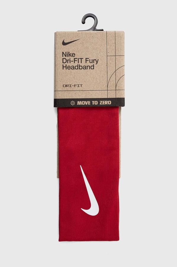 Nike Traka za glavu Nike Fury 3.0 boja: crvena