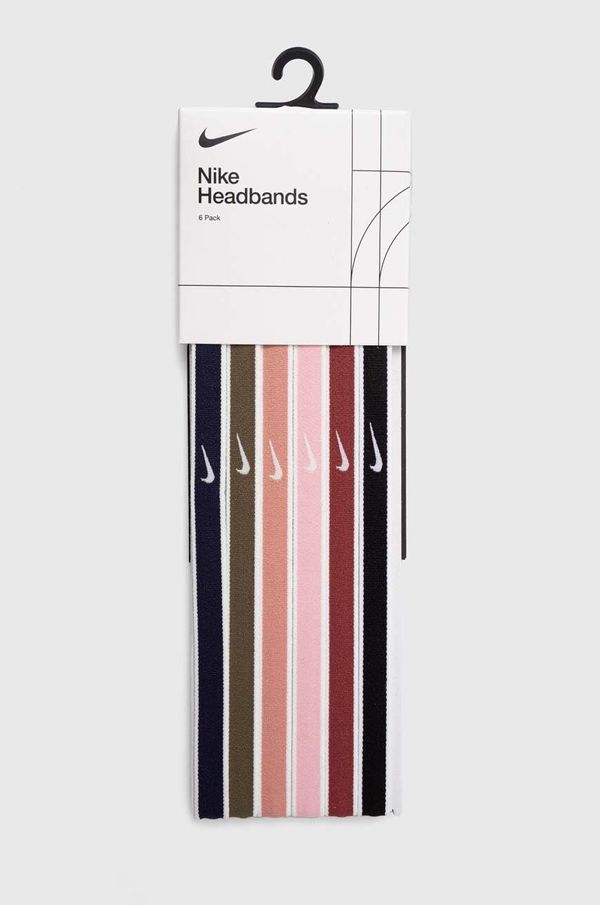Nike Trake za glavu Nike Jacquard 2.0 6-pack boja: ružičasta