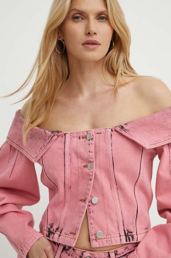 K+LUSHA Traper bluza K+LUSHA za žene, boja: ružičasta, bez uzorka, KLMEDUSADF130KLW11