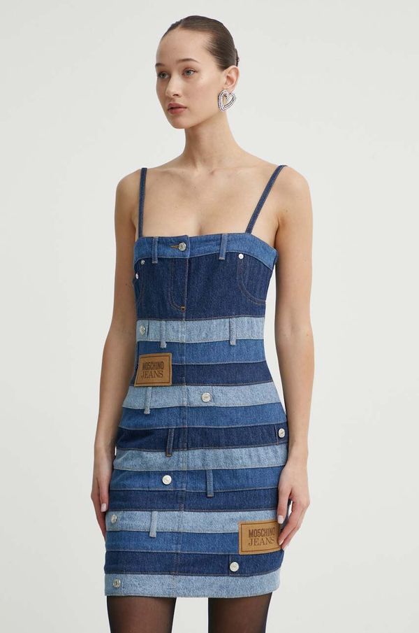 Moschino Jeans Traper haljina Moschino Jeans mini, uska