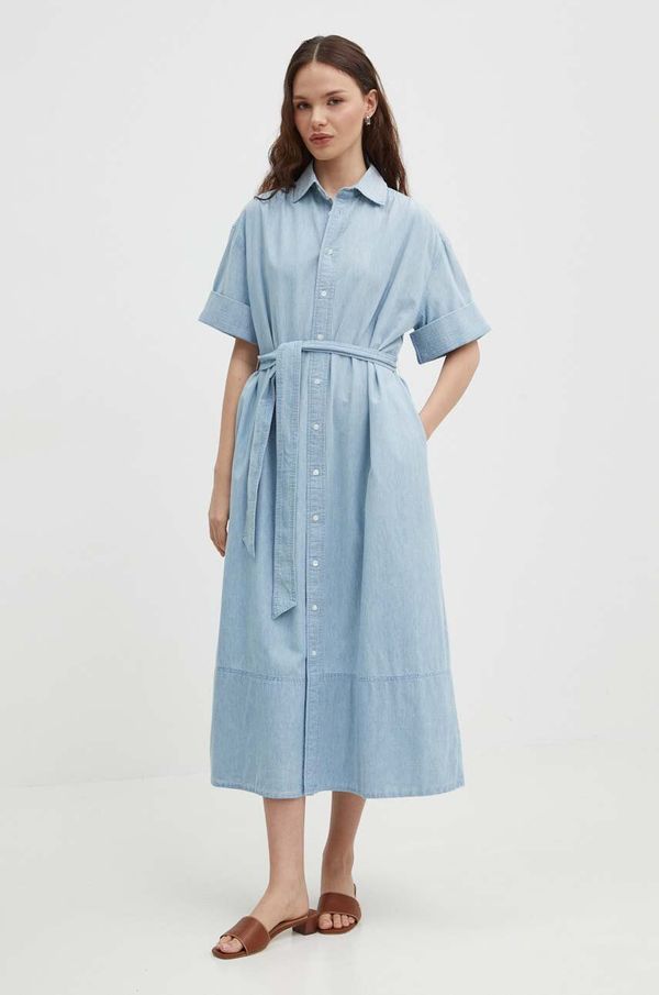 Polo Ralph Lauren Traper haljina Polo Ralph Lauren midi, oversize, 211935155